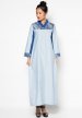 Zoe Shazadi Long Dress [Light Blue]